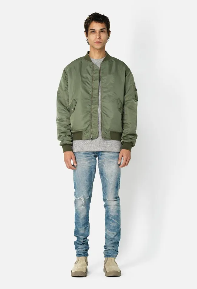 John Elliott Outerwear Bogota Bomber Ii Olive 8211 Men