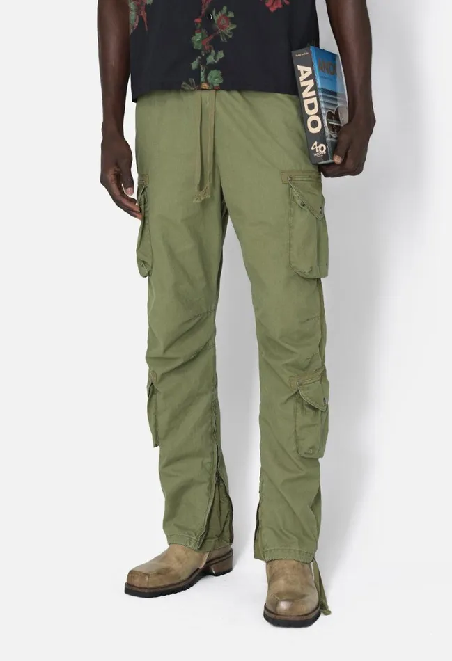 John Elliott Pants Deck Cargo Pants Olive 8211 Men