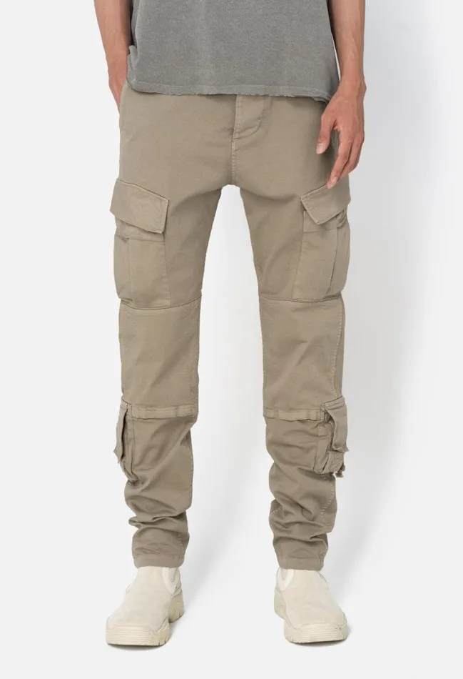 John Elliott Pants Slim Tactical Cargo Dune 8211 Men