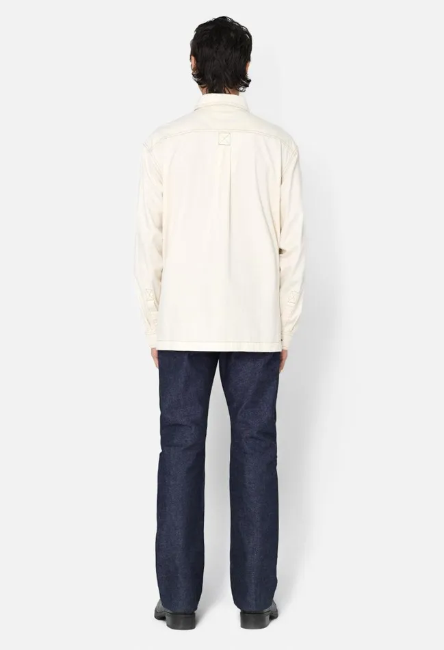 John Elliott Shirts Princeton Work Shirt Natural 8211 Men John Elliott Shirts Princeton Work Shirt Natural 8211 Men