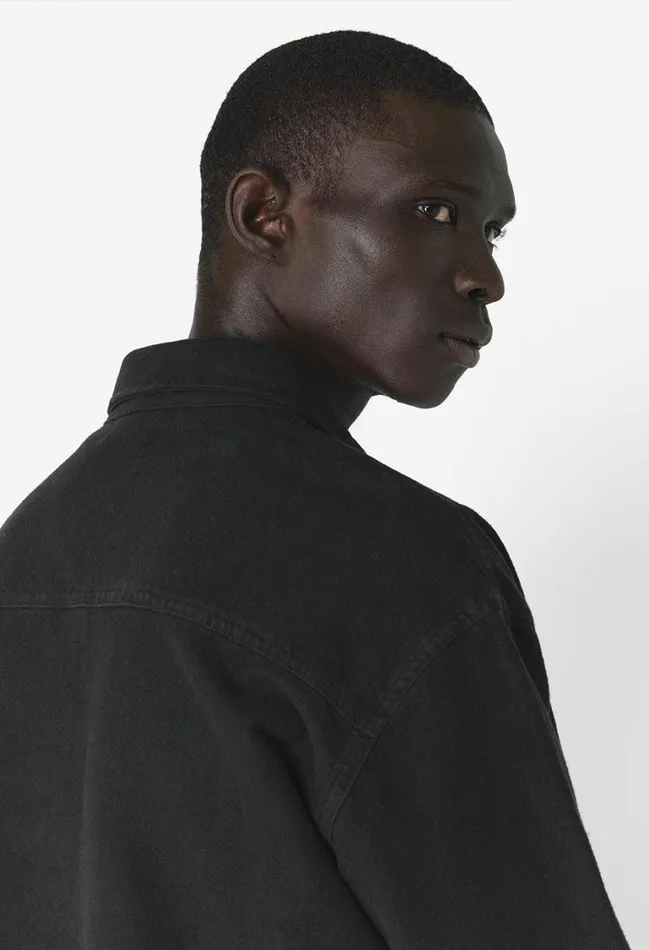 John Elliott Shirts Solid Hemi Oversized Shirt Black 8211 Men John Elliott Shirts Solid Hemi Oversized Shirt Black 8211 Men