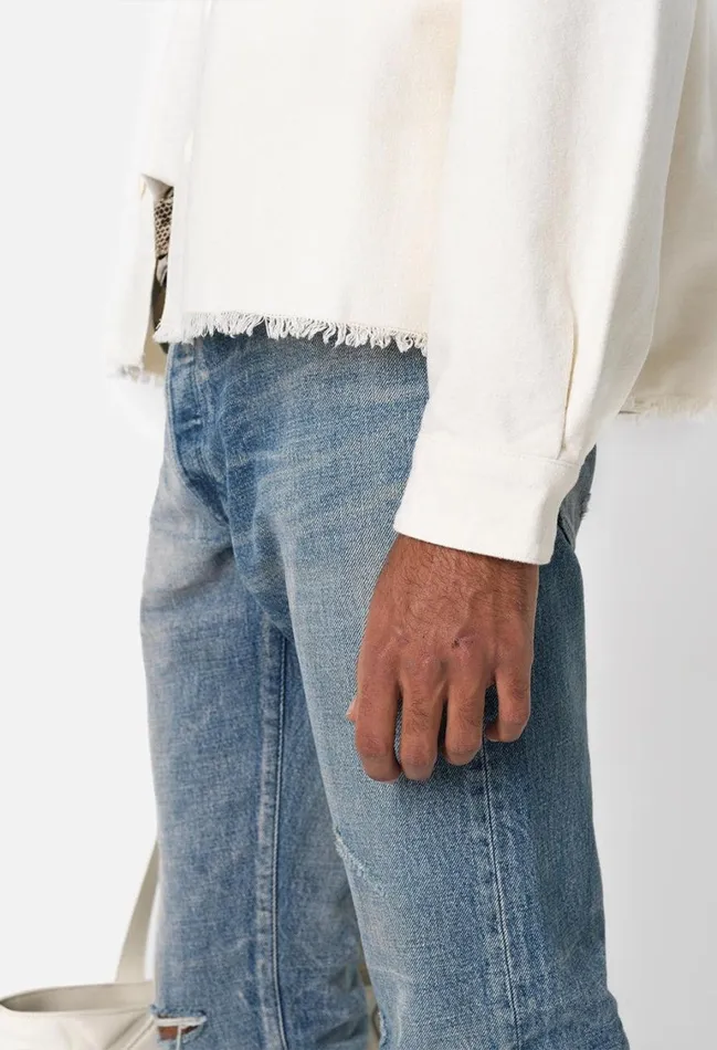 John Elliott Shirts Solid Hemi Oversized Shirt Salt 8211 Men John Elliott Shirts Solid Hemi Oversized Shirt Salt 8211 Men