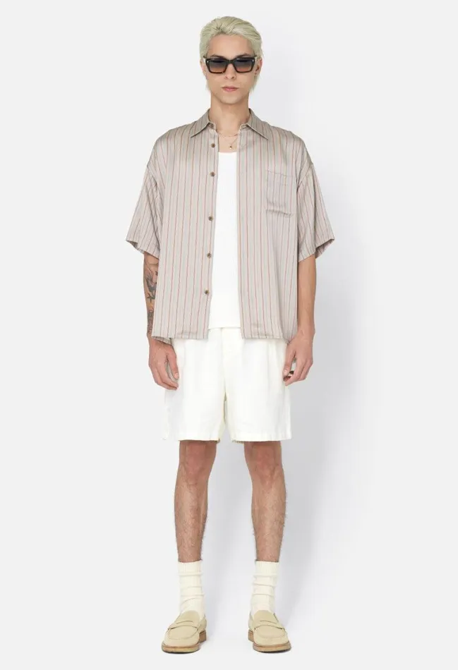 John Elliott Shorts Linen Easy Short Ivory 8211 Men