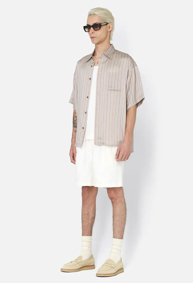John Elliott Shorts Linen Easy Short Ivory 8211 Men
