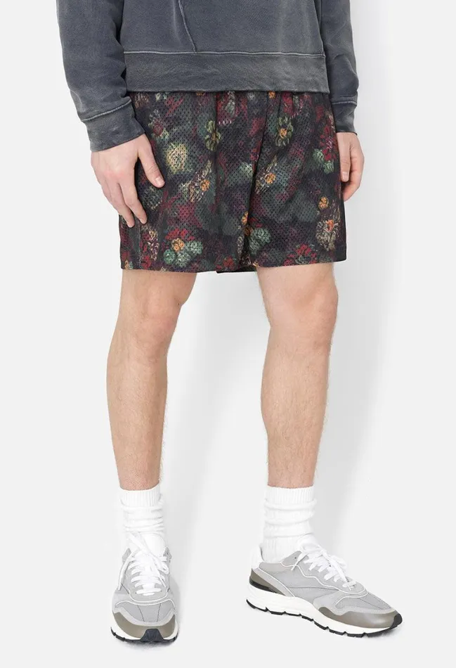 John Elliott Shorts Practice Shorts Forest Floral 8211 Men