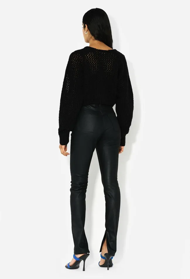 John Elliott Sweaters Foam Boucle Knit Crop Top Black 8211 Women John Elliott Sweaters Foam Boucle Knit Crop Top Black 8211 Women