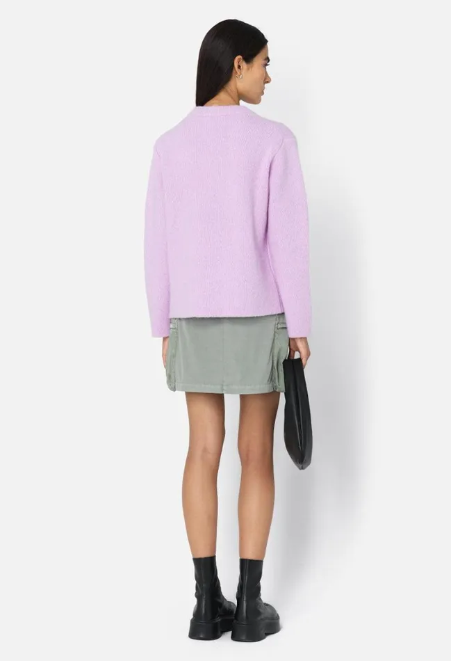 John Elliott Sweaters Foggy Wool Crew Sweater Blush 8211 Women John Elliott Sweaters Foggy Wool Crew Sweater Blush 8211 Women