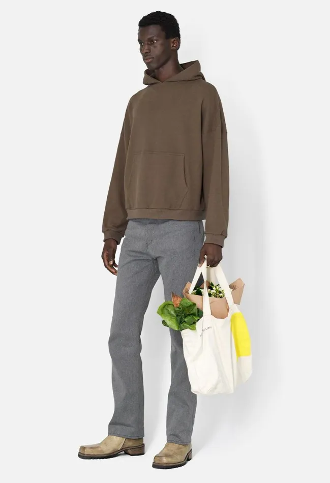 John Elliott Sweatshirts Fleet Weave Terry Hoodie Army 8211 Men