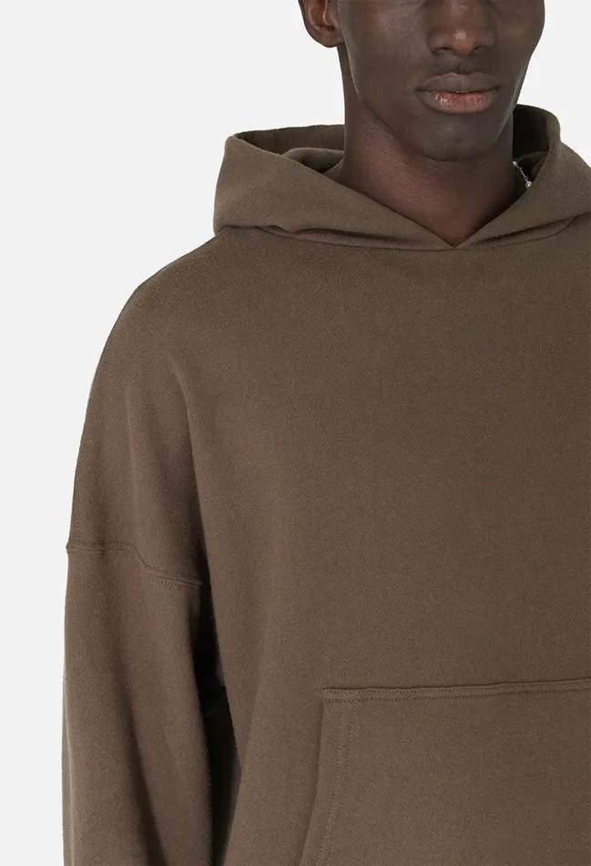 John Elliott Sweatshirts Fleet Weave Terry Hoodie Army 8211 Men