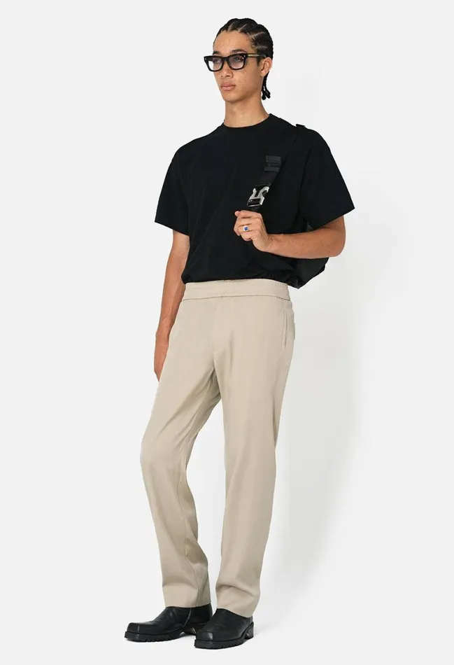 John Elliott Tees Boucle University Tee Black 8211 Men John Elliott Tees Boucle University Tee Black 8211 Men