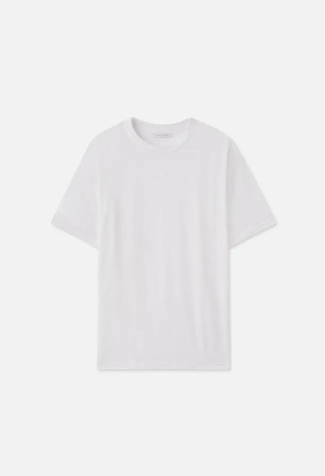 John Elliott Tees Cotton Cashmere Crew White 8211 Men John Elliott Tees Cotton Cashmere Crew White 8211 Men