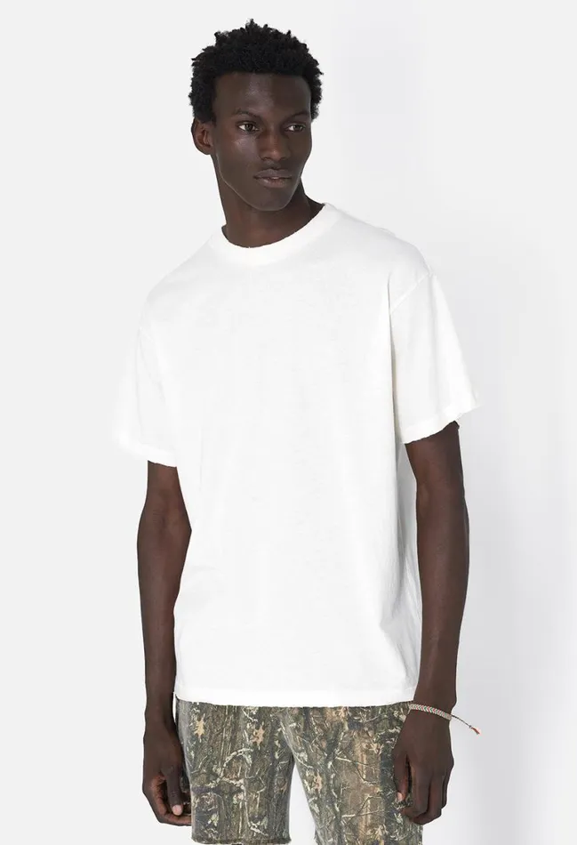 John Elliott Tees Folsom University Tee Vintage White 8211 Men John Elliott Tees Folsom University Tee Vintage White 8211 Men