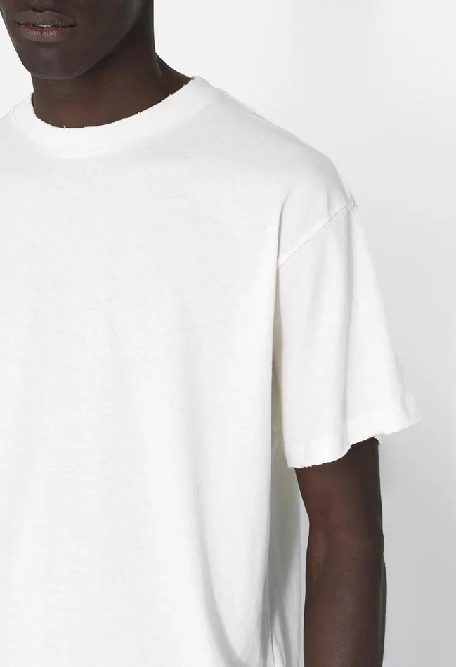 John Elliott Tees Folsom University Tee Vintage White 8211 Men John Elliott Tees Folsom University Tee Vintage White 8211 Men
