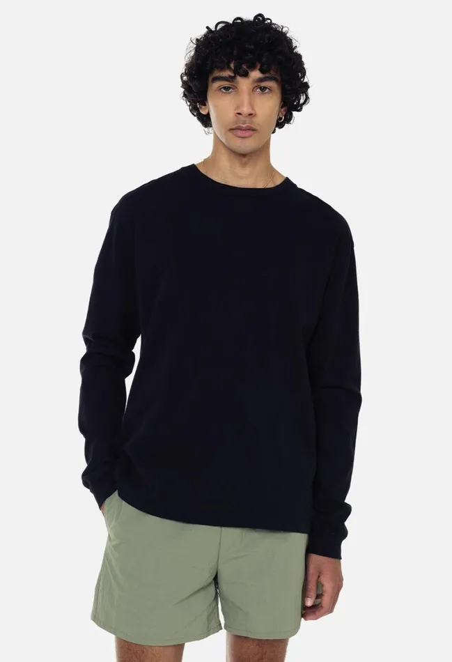 John Elliott Tees Ls University Tee Black 8211 Men John Elliott Tees Ls University Tee Black 8211 Men