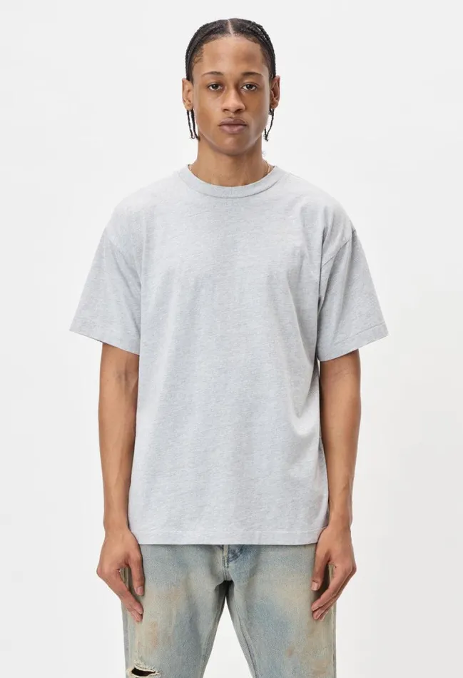 John Elliott Tees University Tee Organic Grey 8211 Men