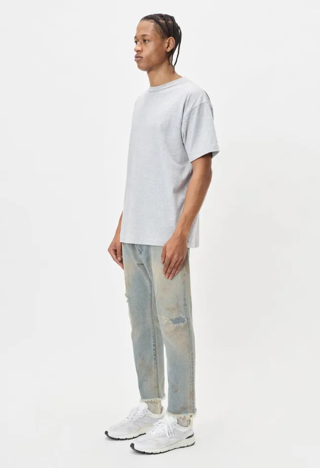 John Elliott Tees University Tee Organic Grey 8211 Men