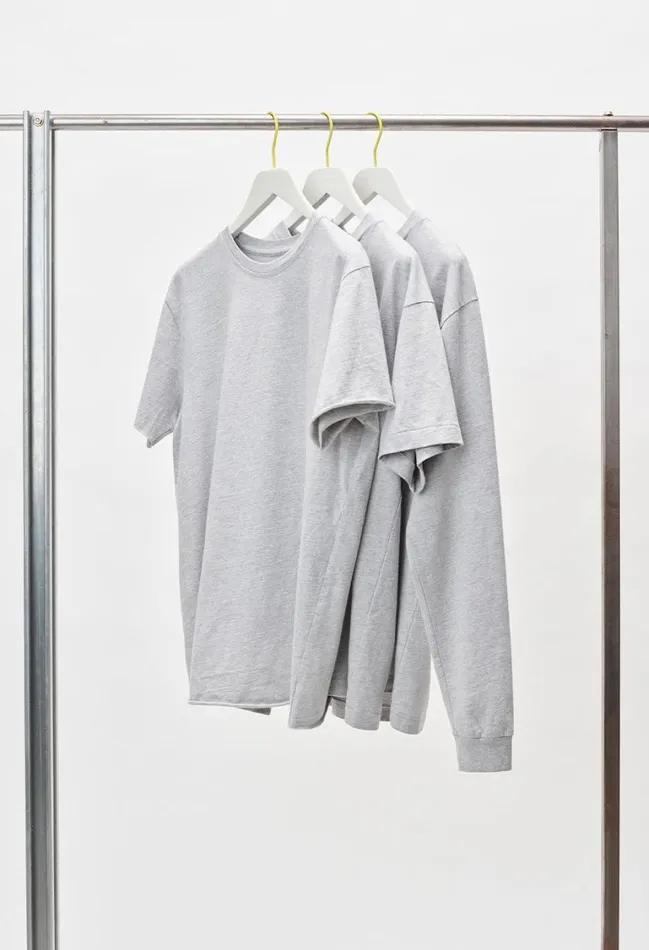 John Elliott Tees University Tee Organic Grey 8211 Men