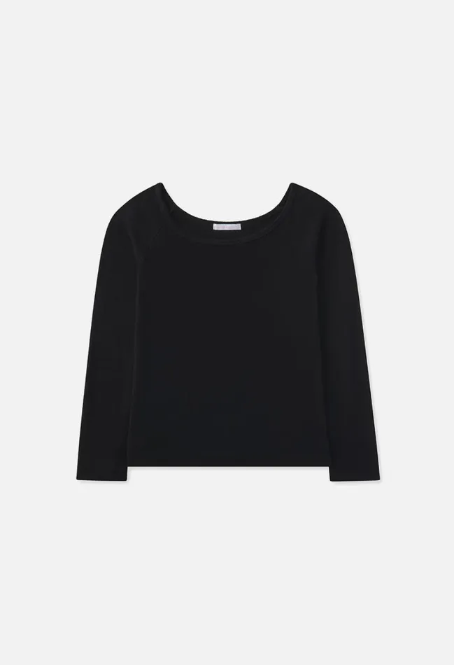 John Elliott Tops Gemini Rib Long Sleeve Black 8211 Women John Elliott Tops Gemini Rib Long Sleeve Black 8211 Women