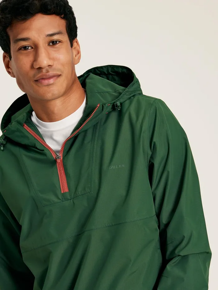 Joules Arlow 8211 Green Popover Waterproof Jacket Men Coats and Jackets