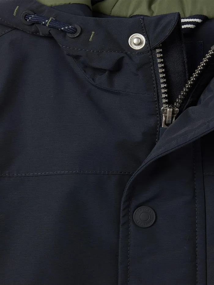 Joules Autumn Layworth 8211 Navy Blue Waterproof Coat Boys Coats and Jackets