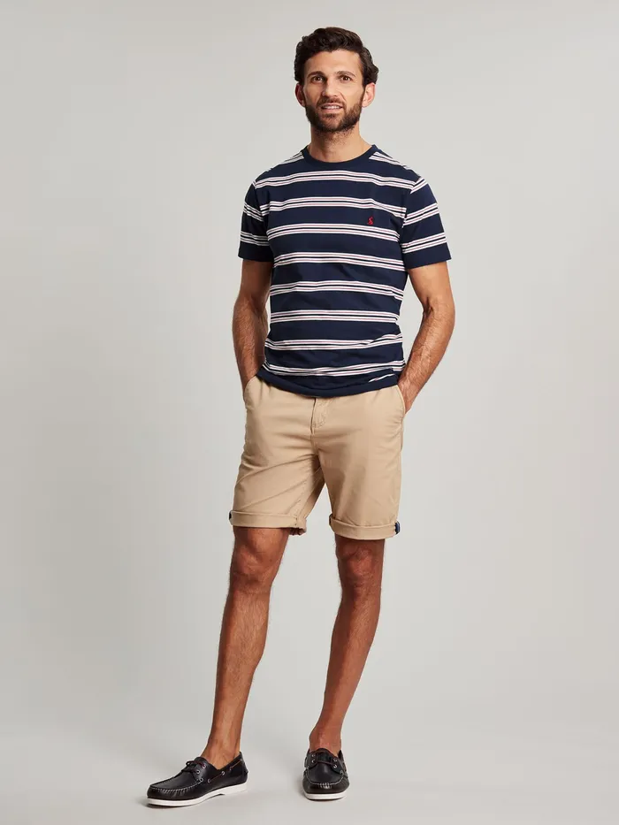 Joules Boathouse 8211 Blue Striped TShirt Men Tops and Tshirts