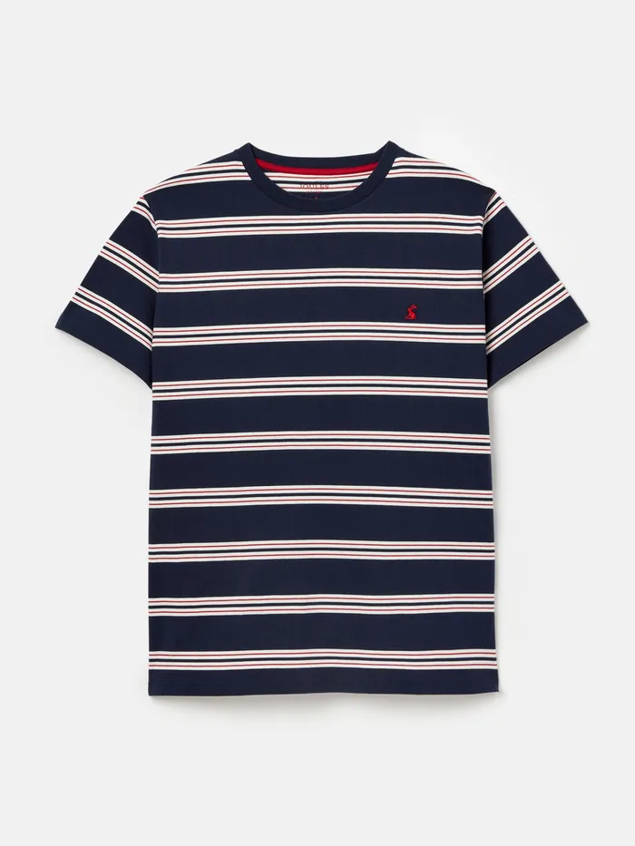 Joules Boathouse 8211 Blue Striped TShirt Men Tops and Tshirts