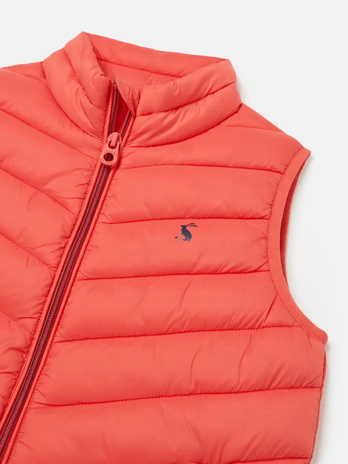 Joules Croft 8211 Pink Showerproof Gilet Girls Coats and Jackets