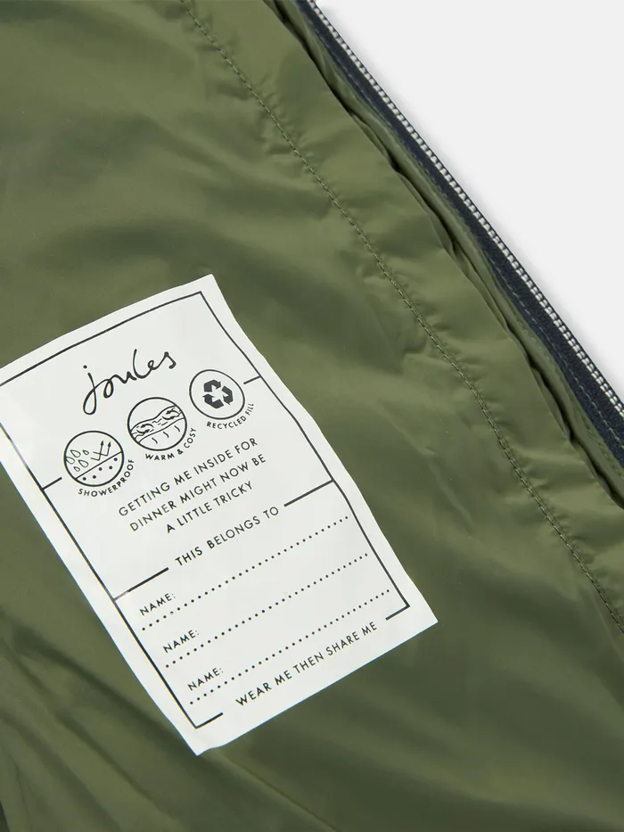 Joules Crofton 8211 NavyKhaki Showerproof Gilet Boys Gilets