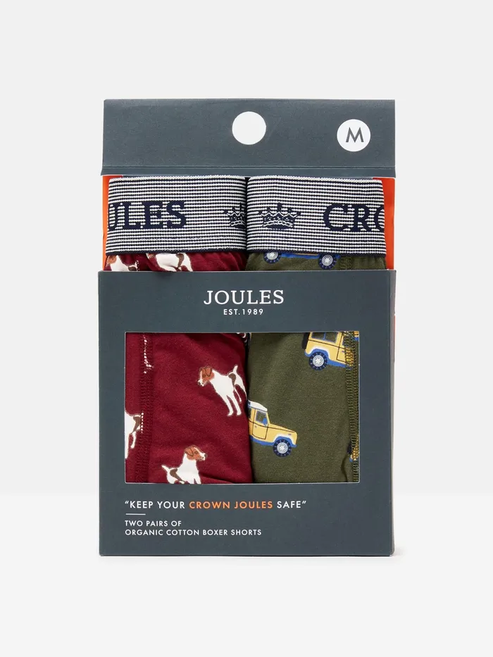 Joules Crown Joules 8211 On All Fours Underwear 2 Pack Men Underwear