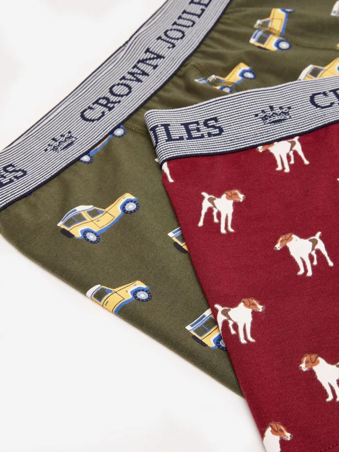 Joules Crown Joules 8211 On All Fours Underwear 2 Pack Men Underwear