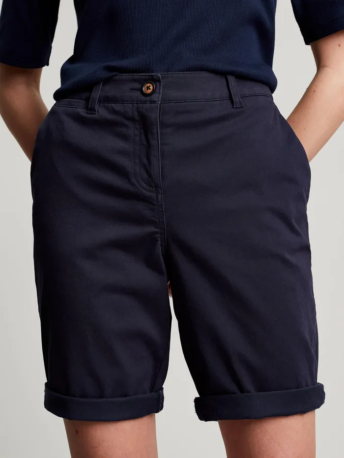 Joules Cruise Long 8211 Blue Chino Shorts Women Shorts