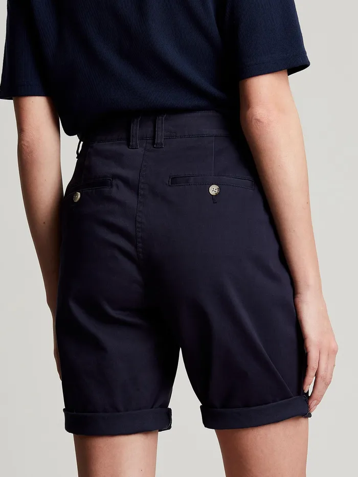 Joules Cruise Long 8211 Blue Chino Shorts Women Shorts