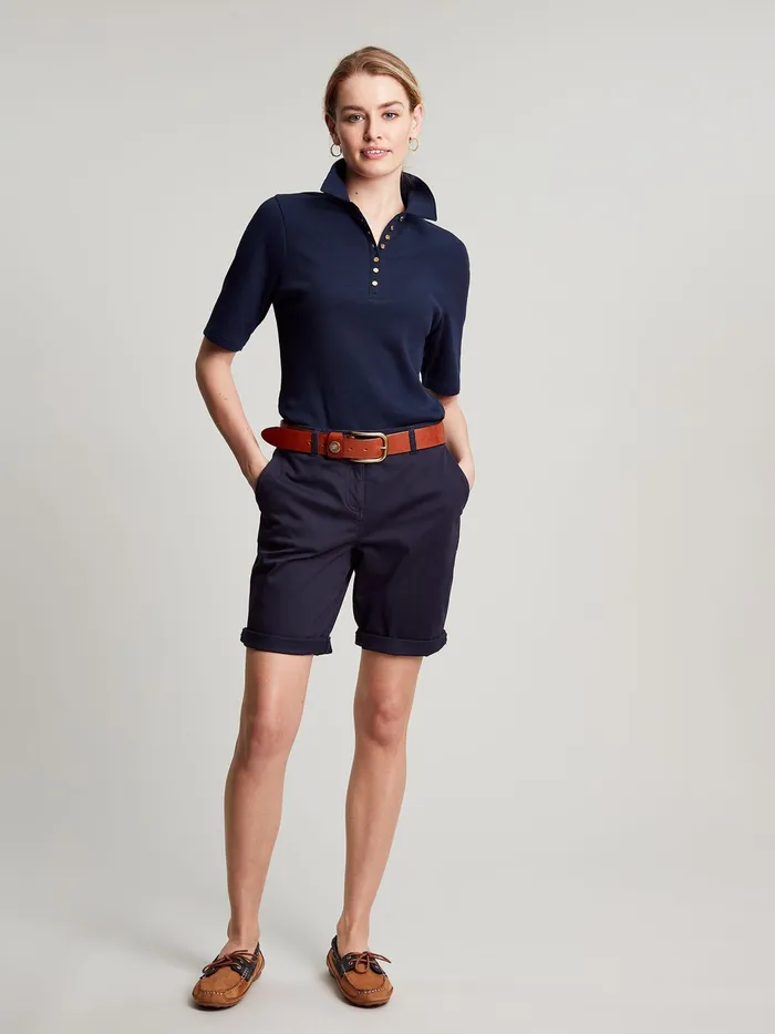 Joules Cruise Long 8211 Blue Chino Shorts Women Shorts