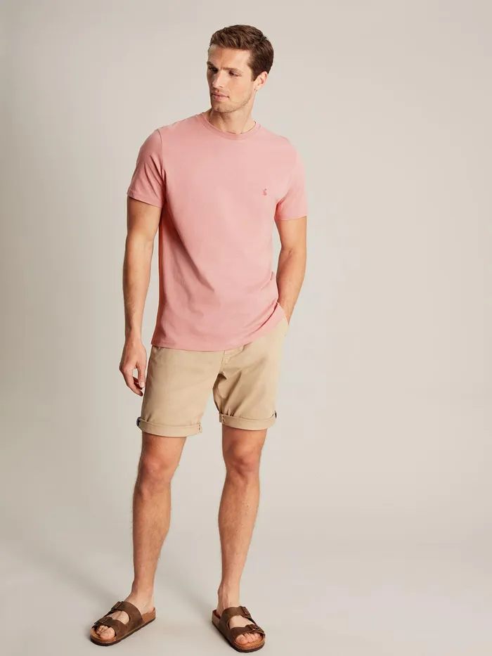 Joules Denton 8211 Pink Jersey TShirt Men Tops and Tshirts