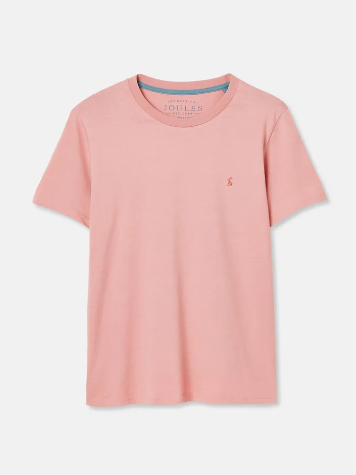 Joules Denton 8211 Pink Jersey TShirt Men Tops and Tshirts