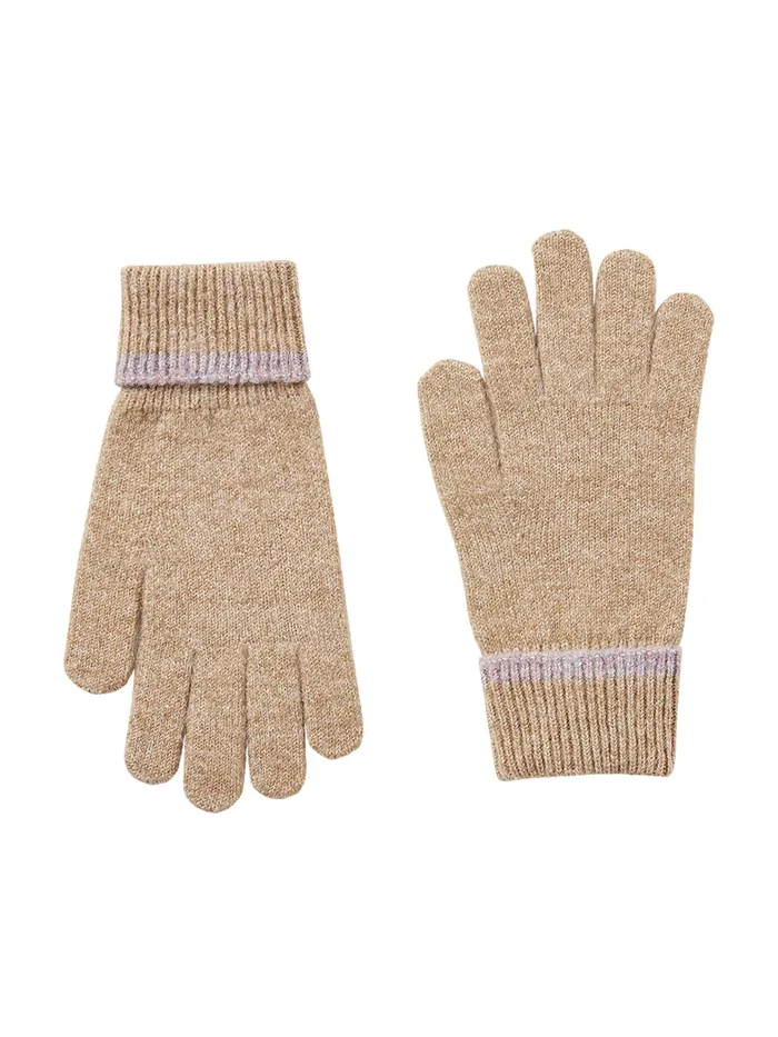 Joules Eloise 8211 Oat Knitted Gloves Women Gloves
