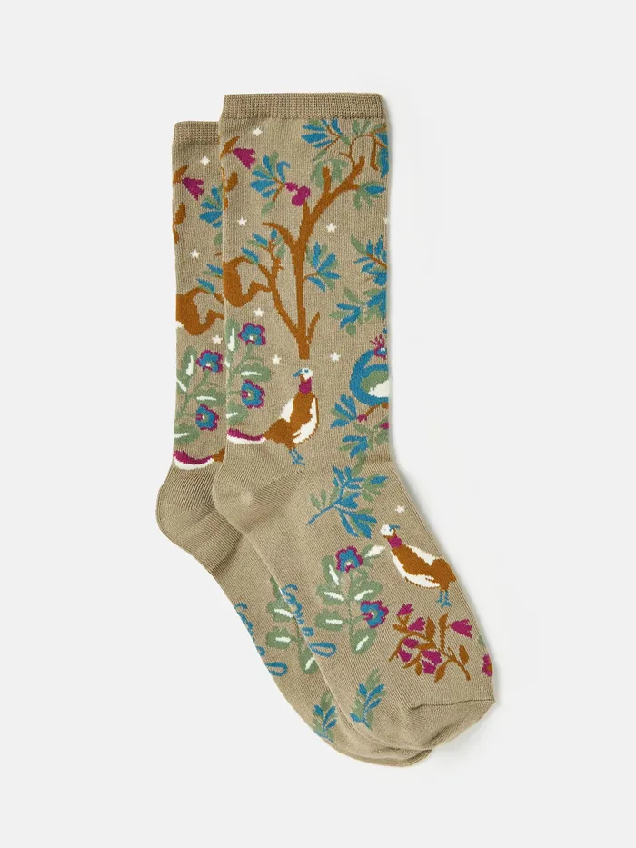 Joules Excellent Everyday 8211 Woodland Single Ankle Socks Women Socks and Tights Joules Excellent Everyday 8211 Woodland Single Ankle Socks Women Socks and Tights