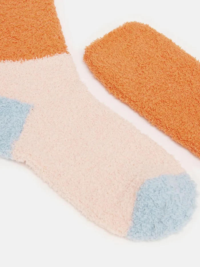 Joules Fluffy 8211 Pink Socks Women Socks and Tights