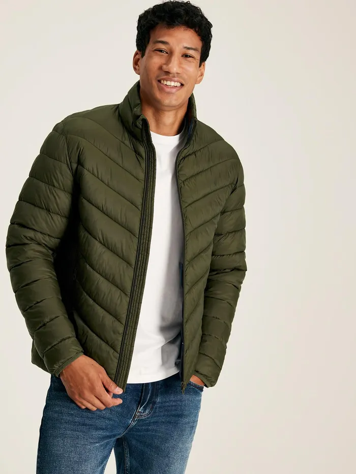 Joules Garrett 8211 Green Shower Resistant Padded Jacket Men Coats and Jackets Joules Garrett 8211 Green Shower Resistant Padded Jacket Men Coats and Jackets