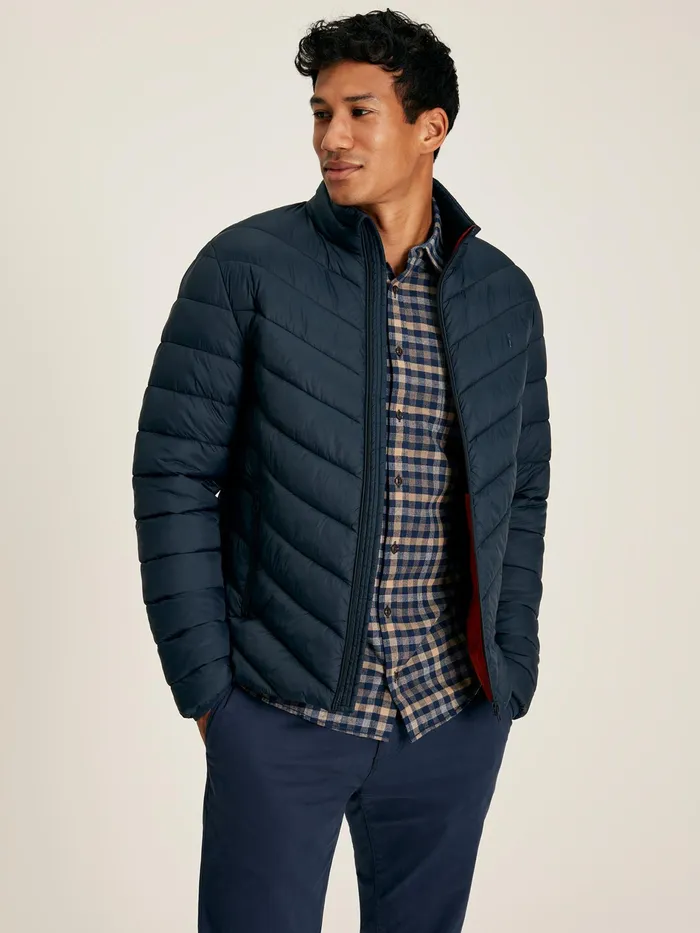 Joules Garrett 8211 Navy Shower Resistant Padded Jacket Men Coats and Jackets Joules Garrett 8211 Navy Shower Resistant Padded Jacket Men Coats and Jackets