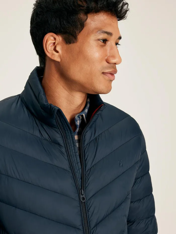 Joules Garrett 8211 Navy Shower Resistant Padded Jacket Men Coats and Jackets