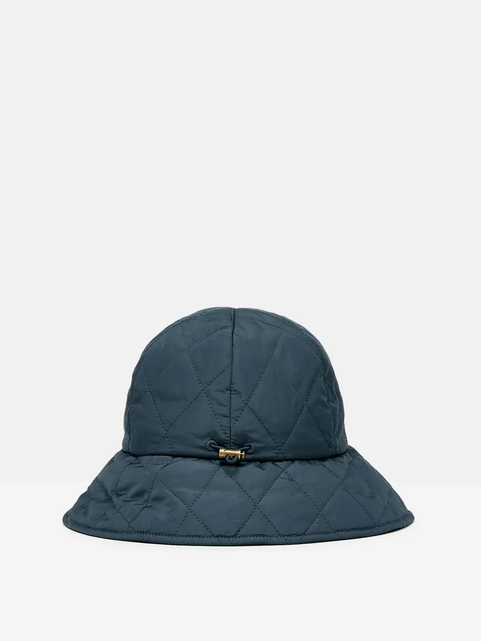 Joules Harriet 8211 Navy Quilted Hat Women Hats