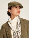 Joules Harrogate 8211 Green Tweed Baker Boy Hat Women Hats