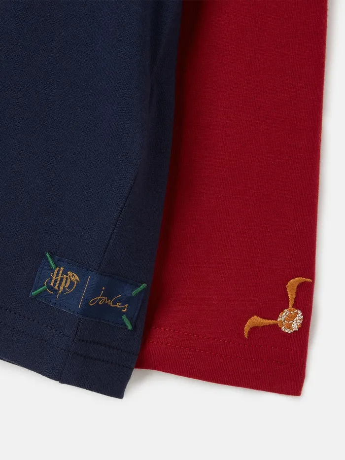 Joules Harry Potter 8211 Navy Long Sleeve Jersey Top Boys Tops and Tshirts