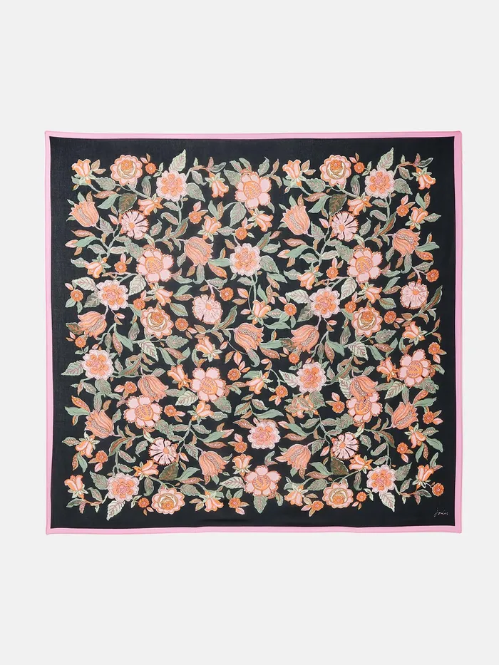 Joules Middleton 8211 Grey Printed Scarf Women Scarves