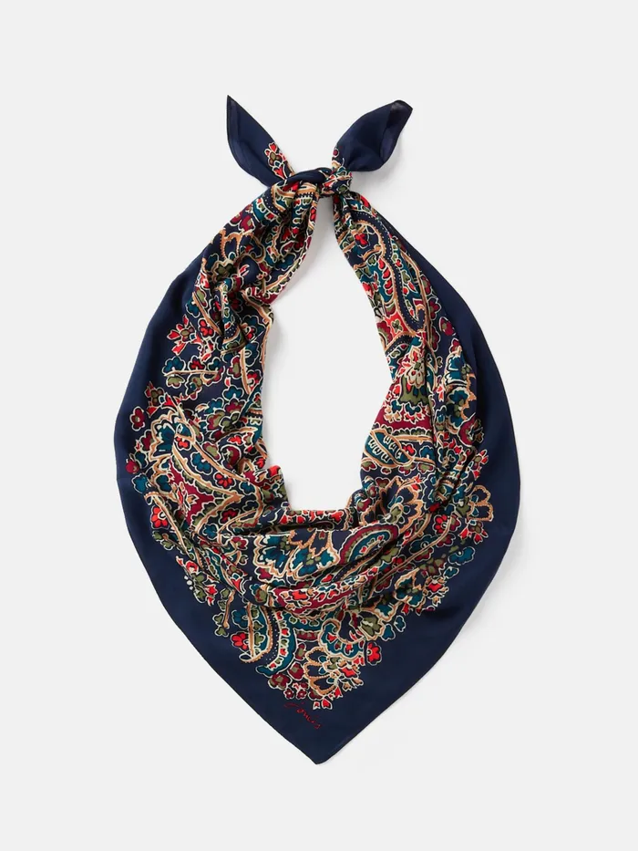 Joules Middleton 8211 Navy Printed Scarf Women Scarves