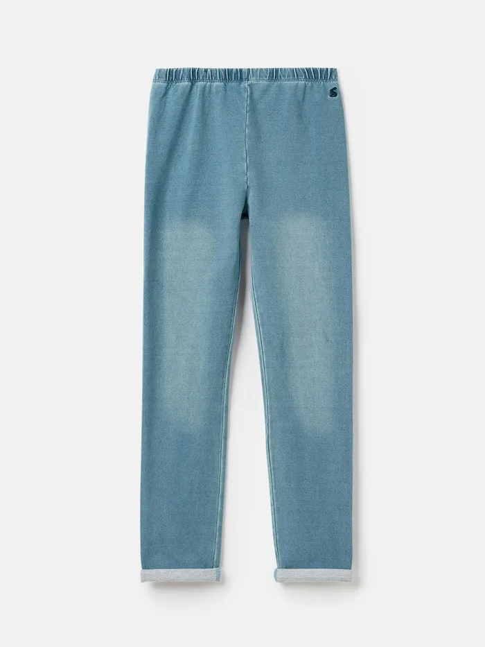 Joules Minnie 8211 Blue Denim Leggings Girls Trousers and Leggings