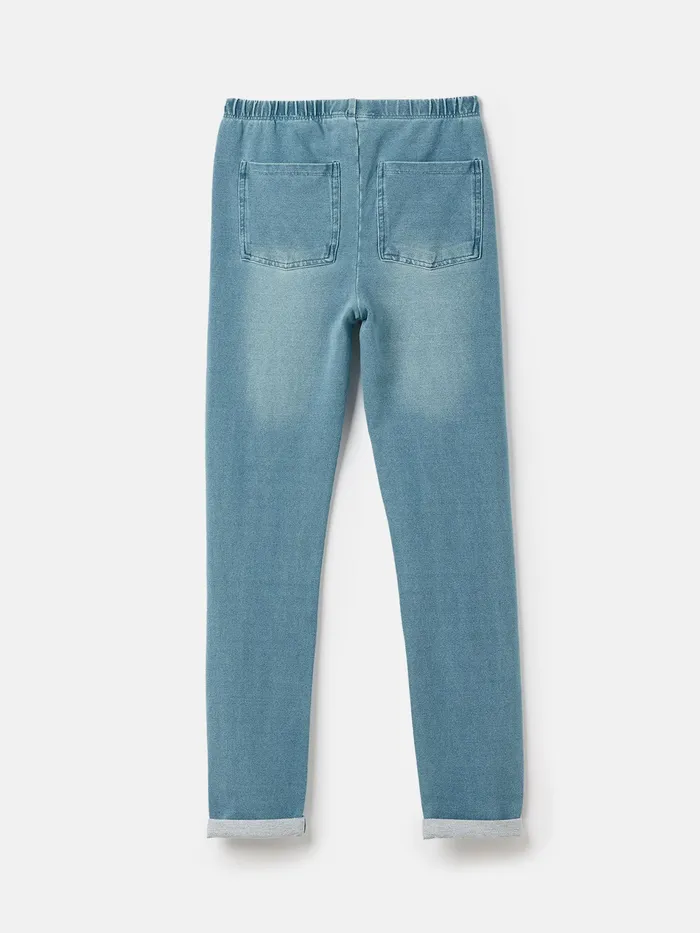 Joules Minnie 8211 Blue Denim Leggings Girls Trousers and Leggings