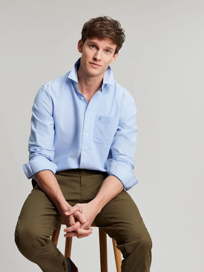 Joules Oxford 8211 Blue Classic Fit Shirt Men Shirts
