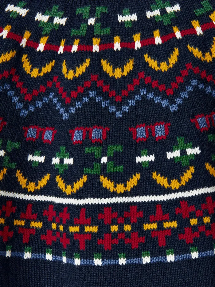 Joules Ron 8211 Navy Harry Potter Fair Isle Jumper Boys Knitwear